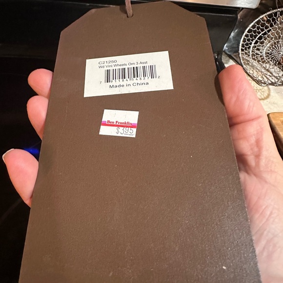 Rustic Holiday Ornament Set with Wagon and Bicycle Design ornaments - Picture 9 of 12